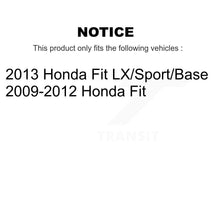 Load image into Gallery viewer, Front Rear Coated Disc Brake Rotors Ceramic Pads And Drum Kit For Honda Fit