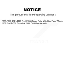 Charger l'image dans la galerie, Front Rear Coat Brake Rotors Ceramic Pad Kit For Ford E-350 Super Duty Econoline