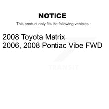 Load image into Gallery viewer, Front Rear Coated Brake Rotor Ceramic Pad Drum Kit (9Pc) For Pontiac Vibe Toyota