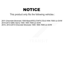 Charger l'image dans la galerie, Front Rear Coated Brake Rotor Ceramic Pad Drum Kit (9Pc) For Chevrolet Silverado