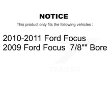 Charger l'image dans la galerie, Front Rear Coated Disc Brake Rotor Ceramic Pad And Drum Kit (9Pc) For Ford Focus