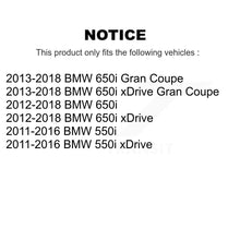 Load image into Gallery viewer, Front Rear Coat Brake Rotors Ceramic Pad Kit (6Pc) For BMW 550i xDrive 650i Gran