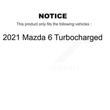 Load image into Gallery viewer, [Front+Rear] 2021 Mazda 6 Turbocharged Premium Coated Rotors &amp; Ceramic Pads Brake Kit For Max Braking
