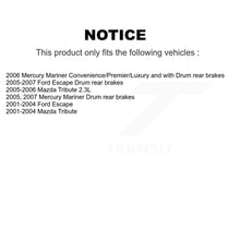 Charger l'image dans la galerie, Front Coated Brake Rotor &amp; Ceramic Pad Kit For Ford Escape Mazda Tribute Mercury