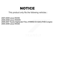 Charger l'image dans la galerie, Front Coated Brake Rotor Ceramic Pad Kit For Lexus Toyota Highlander RX350 RX330