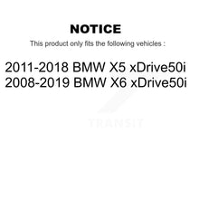 Charger l'image dans la galerie, Front Coated Disc Brake Rotors And Ceramic Pads Kit For BMW X5 X6 xDrive50i