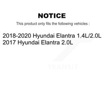 Charger l'image dans la galerie, Front Coated Disc Brake Rotors And Ceramic Pads Kit For Hyundai Elantra