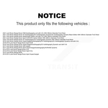 Charger l'image dans la galerie, Front Coated Disc Brake Rotors And Ceramic Pads Kit For Land Rover Range Sport