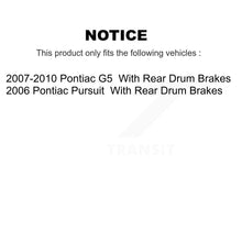 Charger l&#39;image dans la galerie, Front Rear Coated Disc Brake Rotors And Ceramic Pads Kit For Pontiac G5 Pursuit