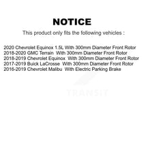 Load image into Gallery viewer, Front Rear Coated Brake Rotor &amp; Ceramic Pad Kit For Chevrolet Equinox Malibu GMC