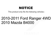 Charger l&#39;image dans la galerie, Front Rear Coated Disc Brake Rotor &amp; Ceramic Pad Kit For Ford Ranger Mazda B4000