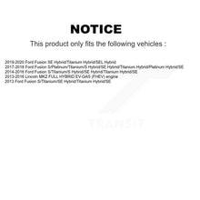 Charger l'image dans la galerie, Front Rear Coated Disc Brake Rotors And Ceramic Pads Kit For Ford Fusion Lincoln MKZ KGT-100725