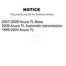 Charger l'image dans la galerie, Front Rear Coated Disc Brake Rotors And Ceramic Pads Kit For Acura TL