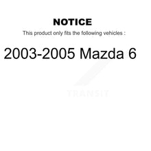 Load image into Gallery viewer, [Front+Rear] 2003-2005 Mazda 6 Premium Coated Rotors &amp; Ceramic Pads Brake Kit For Max Braking