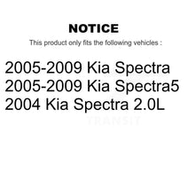 Charger l&#39;image dans la galerie, Front Rear Coated Disc Brake Rotors And Ceramic Pad Kit For Kia Spectra Spectra5