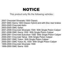 Charger l'image dans la galerie, Rear Coat Brake Rotor Ceramic Pad Kit For Chevrolet Silverado 1500 GMC Sierra XL