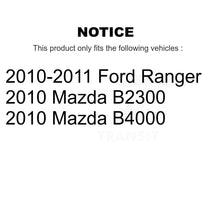 Load image into Gallery viewer, Rear Coated Disc Brake Rotor &amp; Ceramic Pad Kit For Ford Ranger Mazda B2300 B4000