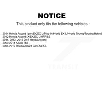 Load image into Gallery viewer, Rear Coated Disc Brake Rotors And Ceramic Pads Kit For Honda Accord Acura TSX