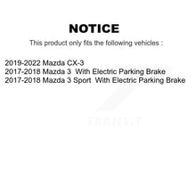 Load image into Gallery viewer, Rear Coated Disc Brake Rotors And Ceramic Pads Kit For Mazda 3 CX-3 Sport