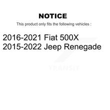 Load image into Gallery viewer, Front Rear Coated Disc Brake Rotor &amp; Ceramic Pad Kit For Jeep Renegade Fiat 500X