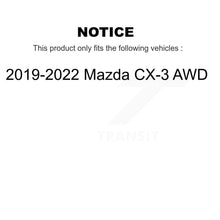 Load image into Gallery viewer, [Front+Rear] 2019-2021 Mazda CX-3 AWD Premium Coated Rotors &amp; Ceramic Pads Brake Kit For Max Braking