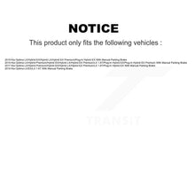 Load image into Gallery viewer, Front Rear Coated Disc Brake Rotors And Ceramic Pads Kit For Kia Optima