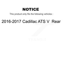 Load image into Gallery viewer, Rear Coated Disc Brake Rotors And Ceramic Pads Kit For 2016-2017 Cadillac ATS V