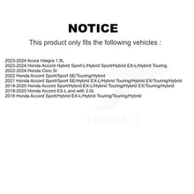 Load image into Gallery viewer, Front Coat Disc Brake Rotor Ceramic Pad Kit For Honda Accord Acura Civic Integra