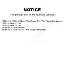 Load image into Gallery viewer, Front Rear Coat Disc Brake Rotor Ceramic Pad Kit For Ford E-350 Super Duty E-250