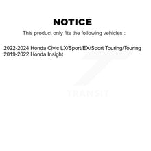 Charger l'image dans la galerie, Front Coated Disc Brake Rotors And Ceramic Pads Kit For Honda Insight Civic