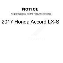 Load image into Gallery viewer, [Front+Rear] 2017 Honda Accord LX-S Premium Coated Rotors &amp; Ceramic Pads Brake Kit For Max Braking