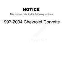 Load image into Gallery viewer, [Front+Rear] 97-04 Chevrolet Corvette Premium Coated Rotors &amp; Ceramic Pads Brake Kit For Max Braking