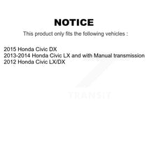 Charger l'image dans la galerie, Front Rear Coated Disc Brake Rotors Ceramic Pads And Drum Kit For Honda Civic