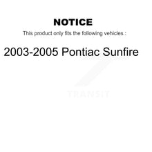 Charger l&#39;image dans la galerie, Front Rear Coated Brake Rotor Ceramic Pad Drum Kit For 2003-2005 Pontiac Sunfire