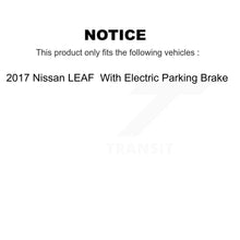 Charger l&#39;image dans la galerie, Front Rear Coated Disc Brake Rotors And Ceramic Pads Kit For Nissan LEAF