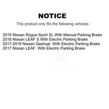 Load image into Gallery viewer, Rear Coated Disc Brake Rotor Ceramic Pad Kit For Nissan Rogue Sport LEAF Qashqai