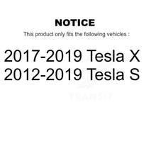 Load image into Gallery viewer, Front Coated Disc Brake Rotors And Ceramic Pads Kit For Tesla S X