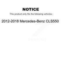 Load image into Gallery viewer, [Front+Rear] 2012-2017 Mercedes-Benz CLS550 Premium Coated Rotors &amp; Ceramic Pads Brake Kit For Max Braking