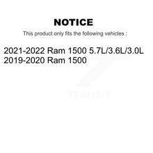 Load image into Gallery viewer, Rear Coated Disc Brake Rotors And Ceramic Pads Kit For Ram 1500