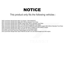 Charger l'image dans la galerie, Front Coat Disc Brake Rotor Ceramic Pad Kit For Land Rover Range Sport Discovery