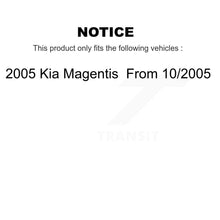 Charger l&#39;image dans la galerie, Front Rear Coated Brake Rotor Ceramic Pad Kit For 2005 Kia Magentis From 10