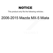 Charger l'image dans la galerie, Rear Coated Disc Brake Rotors And Ceramic Pads Kit For 2006-2015 Mazda MX-5 Miata KGT-103148
