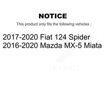 Charger l'image dans la galerie, Rear Coated Disc Brake Rotors And Ceramic Pads Kit For Mazda MX-5 Miata Fiat 124 Spider KGT-103149