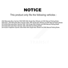 Charger l'image dans la galerie, Front Rear Coated Brake Rotor &amp; Ceramic Pad Kit For Mercedes-Benz Sprinter 2500 3500 1500 KGT-103188