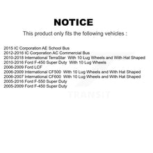 Charger l'image dans la galerie, Rear Coat Brake Rotor Ceramic Pad Kit For Ford F-450 Super Duty F-550 International IC AE KGT-103194