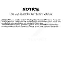 Charger l'image dans la galerie, Rear Coated Brake Rotor Ceramic Pad Kit For Mercedes-Benz Sprinter 2500 3500 Freightliner KGT-103197