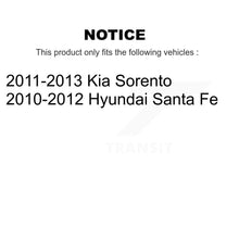 Charger l'image dans la galerie, Front Rear Coated Disc Brake Rotors And Ceramic Pads Kit For Hyundai Santa Fe Kia Sorento KGT-103234
