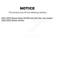 Charger l'image dans la galerie, Front Coated Disc Brake Rotors And Ceramic Pads Kit For Nissan Kicks Sentra KGT-103249