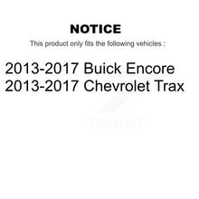 Charger l'image dans la galerie, Front Coated Disc Brake Rotor &amp; Ceramic Pad Kit For 2013-2017 Chevrolet Trax Buick Encore KGT-103261