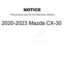 Charger l'image dans la galerie, Front Coated Disc Brake Rotors And Ceramic Pads Kit For 2020-2023 Mazda CX-30 KGT-103272